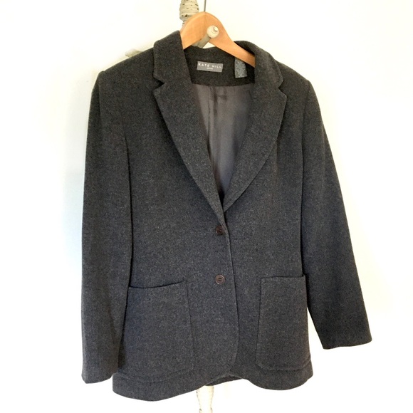 Cashmere wool blend blazer - Picture 14 of 16